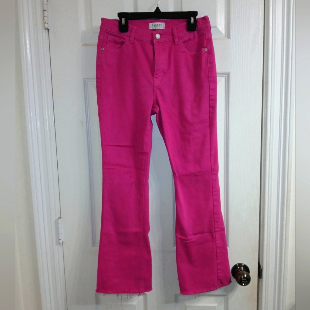 Harper Heritage by Francesca's bright pink kick flare jeans Size 25